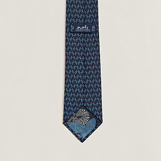 HERMES ヘヴィシルクタイ H・ゼブラ・ペガサス